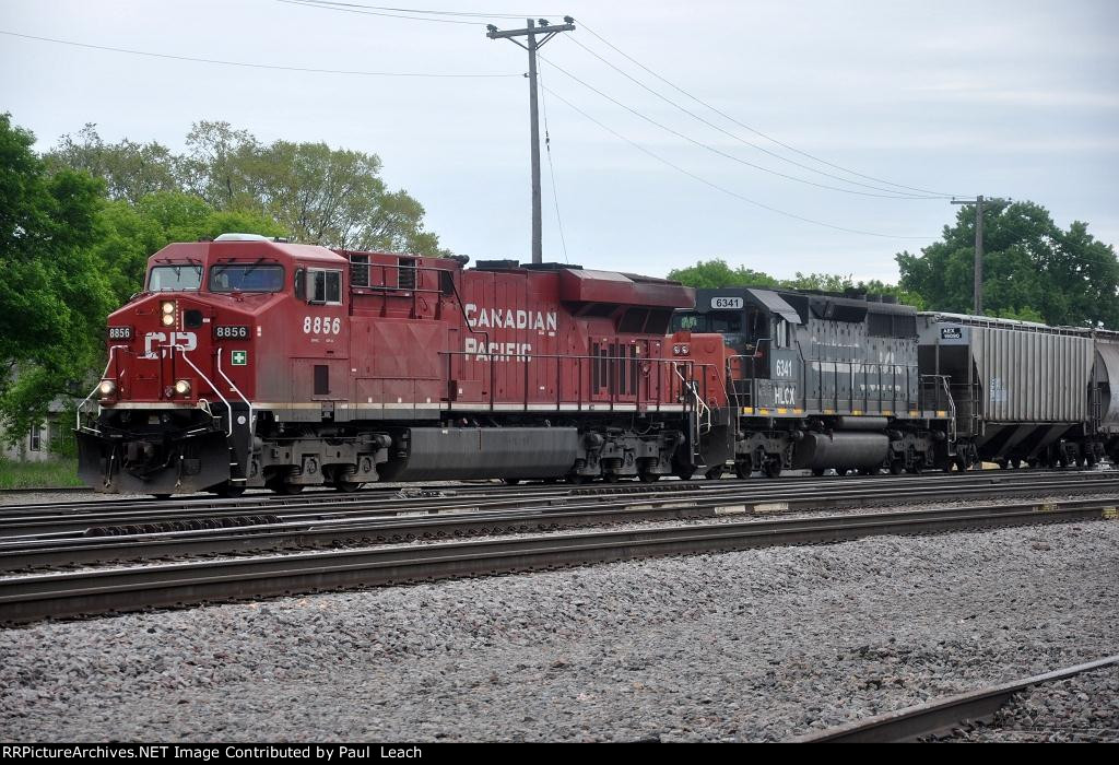 Grain train eases west on the connector